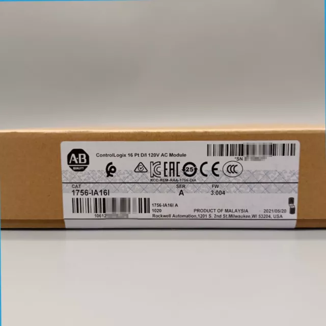 New Allen-Bradley 1756-IA16I /A ControlLogix 16Pt Input Module 1756IA16I