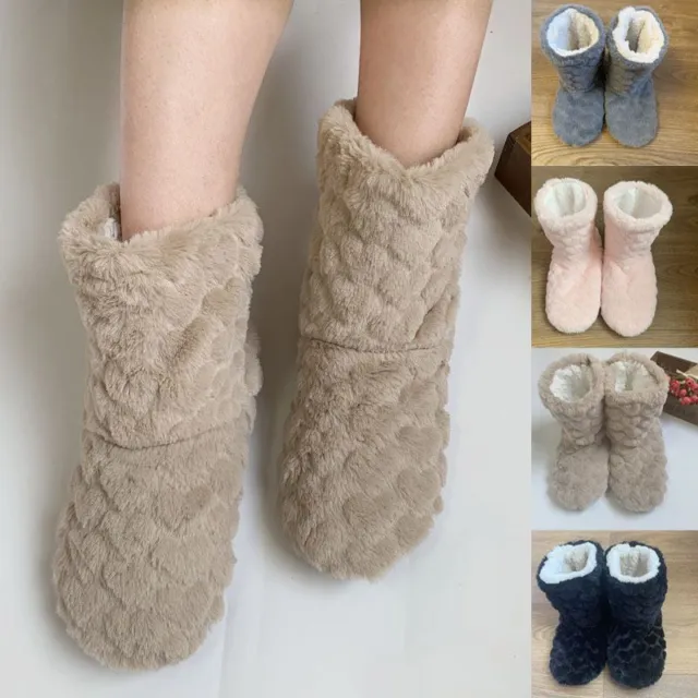 Adult Floor Children Socks Slippers Warm Indoor Slipper Boots Booties Ladies