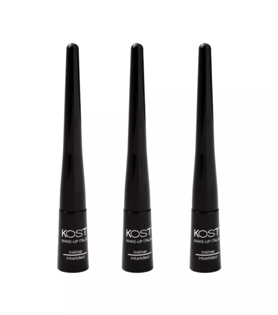 3pz KOST INK LINER Eyeliner Liquido occhi black/nero NUOVO make up donna