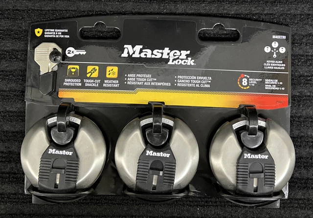 NEW MasterLock Keyed Padlock P64827 - AVW