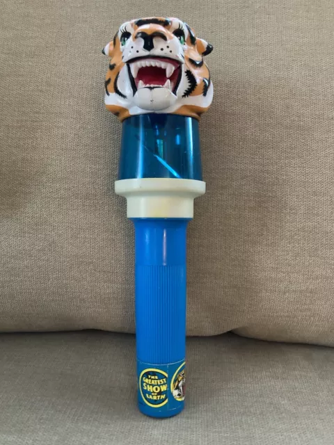 Vintage '81 Ringling Bros Barnum Bailey Circus Tiger Souvenir Flashlight Works