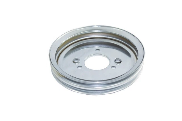 Specialty Chrome 7-19/32 In Od V-Belt Crank Pulley Short Bbc P/N 8965
