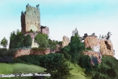 Cartolina Torriglia Albergo Castello 1952 