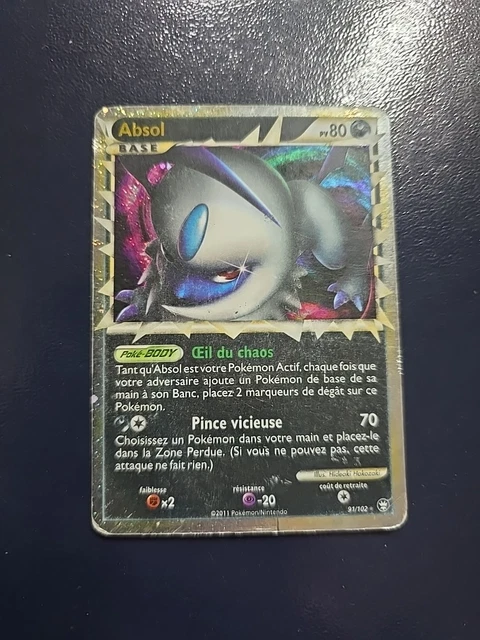 CARTE POKÉMON : Absol Prime 91/102 HGSS Triomphe Française EUR 3,00 ...