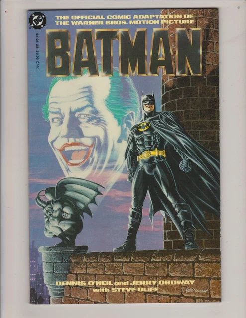 Batman 1989 The Official Adaptation #1 Denny O'neil & Jerry Ordway Jack's Joker