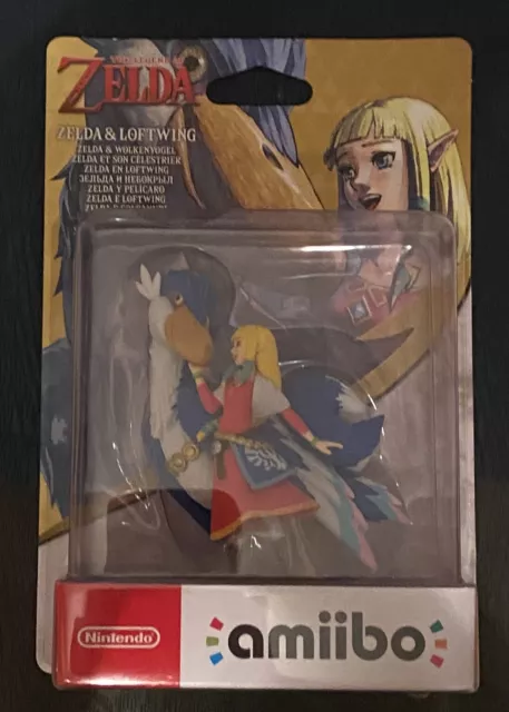 amiibo Figur - Zelda & Wolkenvogel - Zelda & Loftwing - Nintendo - Skyward Sword