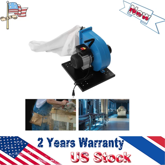 Potable 14.8-Gallon Bag Dust Collector, 30 Micron Bag Filtration Dust Collector