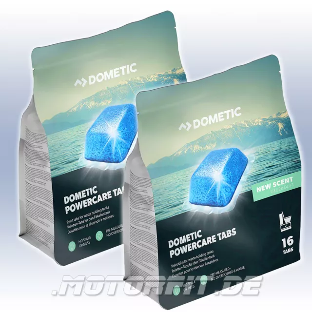 WAECO Dometic PowerCare Tabs 32 pz supplemento WC Power Care scheda WC camper 2x 16