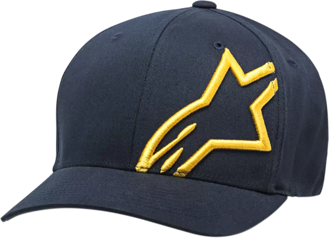 ALPINESTARS Corp Shift 2 Hat Navy/Gold Small/Medium 1032810087059SM