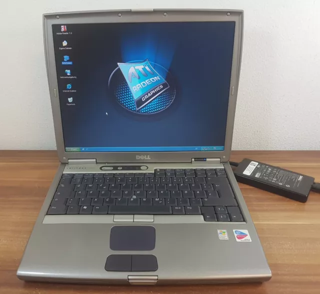 Dell Latitude D600 Intel 1,6Ghz 512MB 60GB ATi Radeon 9000 LPT Wlan RS232 Bluet.