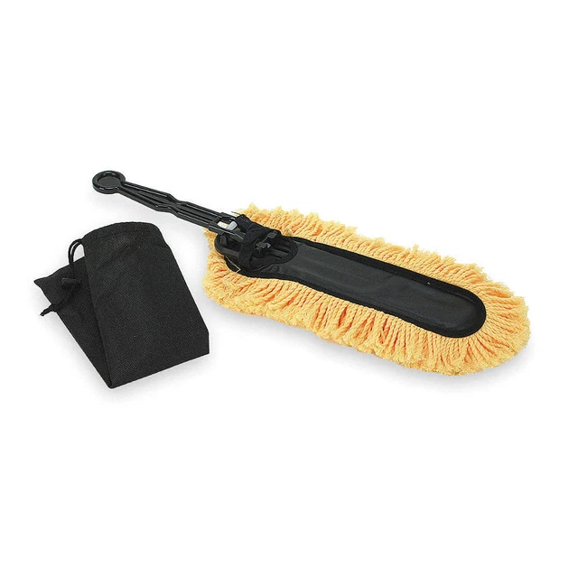 TOUGH GUY 2ZPD9 Microfiber Duster,Folding Handle,8.5" W