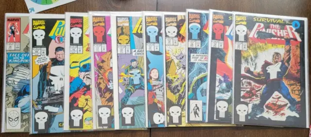 The Punisher 29 Issue Lot #'s 18,69-74,76,78-85,87,88,90-96,War Zone 17 & 18 + 2