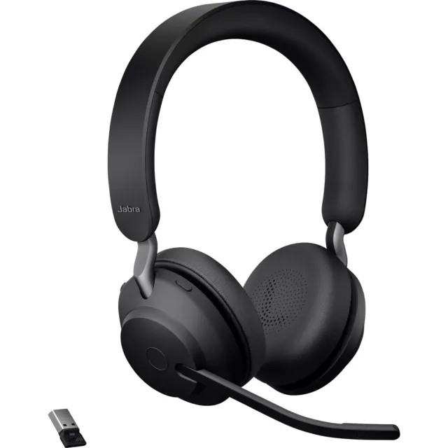 Jabra Evolve2 65 UC Telefon  On Ear Headset Bluetooth® Stereo Schwarz Noise C...