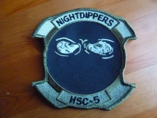 HSC-5 NIGHTDIPPERS Patch 2023 Helicopter Sea Combat CVW MH-60 Navy CVW