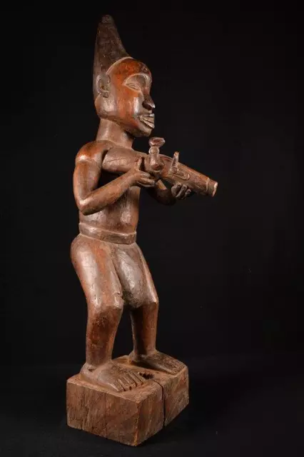 21859 Afrikanische Grosse Baule Jager Figur / Figure Elfenbeinkuste