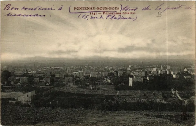 CPA FONTENAY-sous-BOIS - Panorama Cote Est (659553)