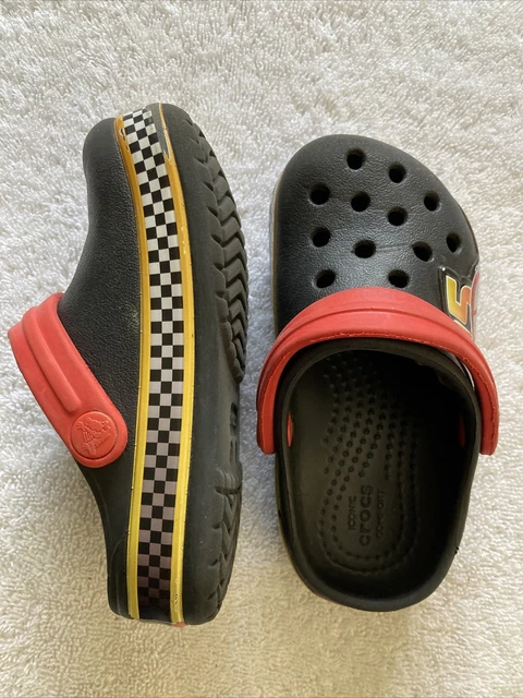 Crocs Toddler Kids classic -Black/Red- size 7