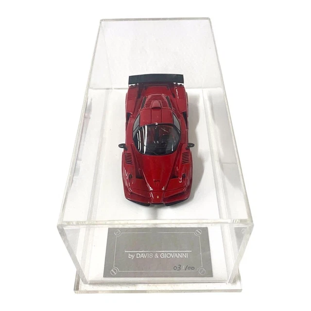 RARE DAVIS&GIOVANNI FERRARI Enzo GT Red 1/43 Model Car #DG2