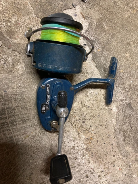 Moulinet De Pêche Vintage GARCIA MITCHELL 402 – Pour Surf-casting Et Eau Salée – Fabriqué En France – Bon état