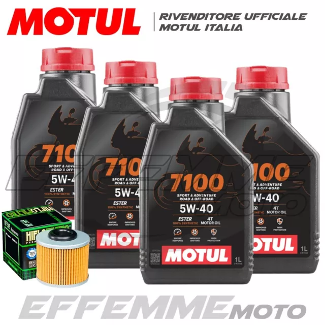 Tagliando MV AGUSTA F3 800 2013 2014 2015 2016 (MOTUL 7100 5W40 + Filtro olio)