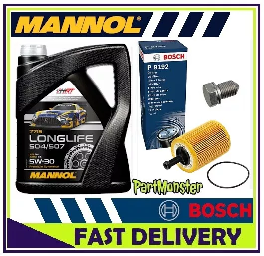 MANNOL Longlife 504/507 5W-30 Fully Synthetic Car Engine Oil 7715