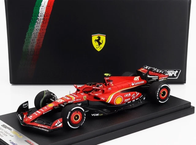 Pitboard F1 1:43 Ferrari Leclerc & Sainz | Bahrain GP 2024 | Fatto A Mano