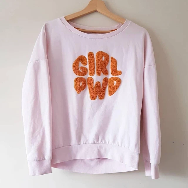 Girl PWD Pink Pullover Hoodie Sweatshirt Women's XS Size 6 Great Condition