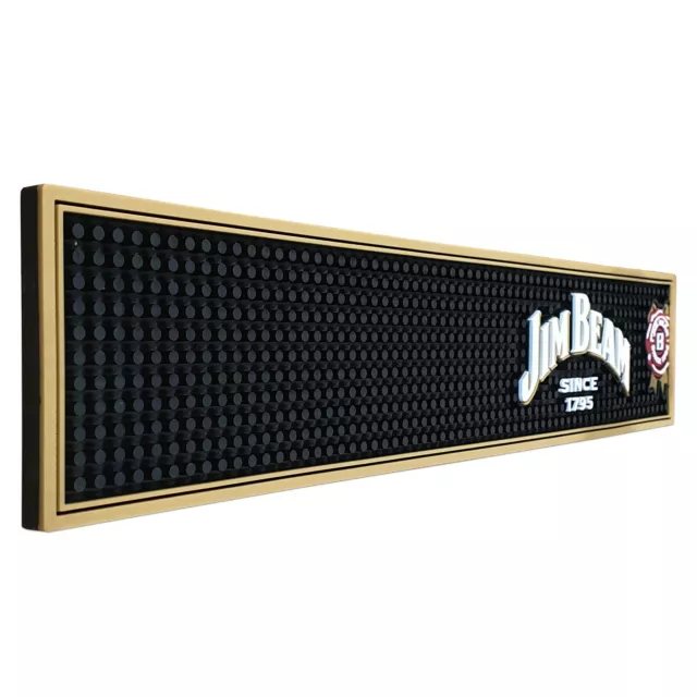 Jim Beam Rubber Wetstop Bar Drip Mat Runner 600mm x 120mm x 10mm (W x H x D)