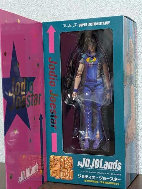 REGALO JOJOLANDS JODIO Joestar Super Action Statue Figure Ltd