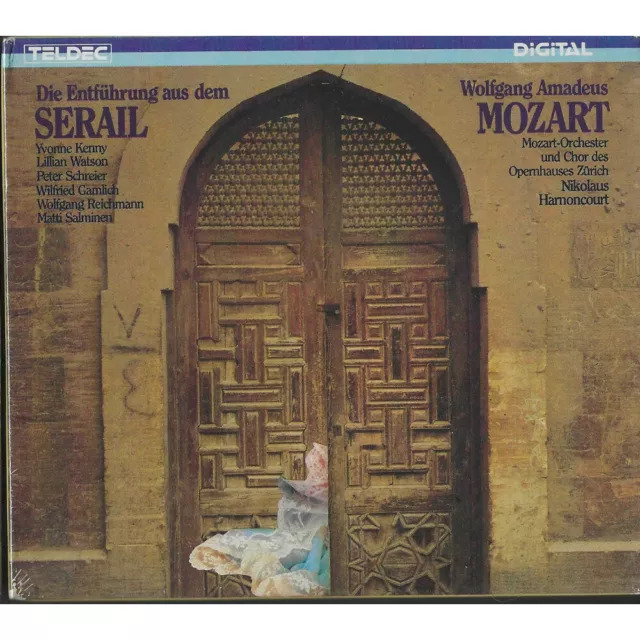Mozart, Nikolaus Harnoncourt 3CD Die Entführung Aus Dem Serail/Teldec – 8.3567