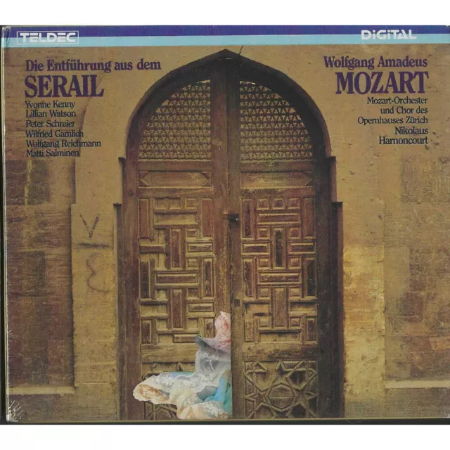 Mozart, Nikolaus Harnoncourt 3CD Die Entführung Aus Dem Serail / Teldec – 8.3567