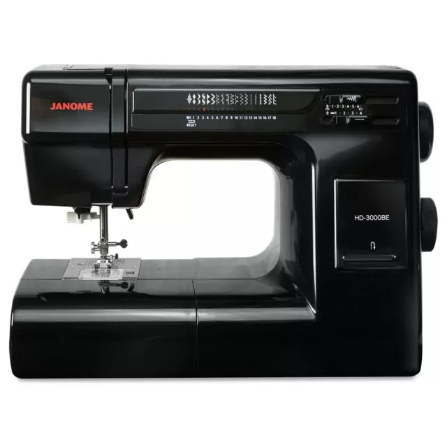 Janome Heavy Duty HD3000 Black Edition Sewing Machine - Strong Mechanical Model