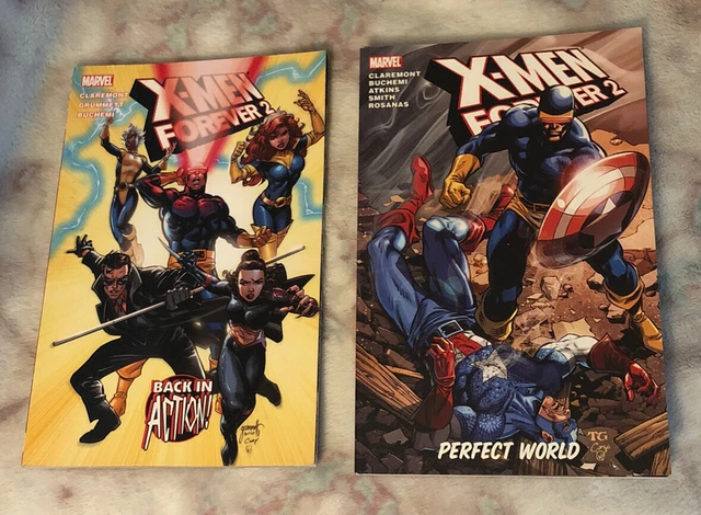 X-Men Forever 2 Vol 1 & Vol 3 Marvel Trade Paperback Lot Tpb 1st Printing !!