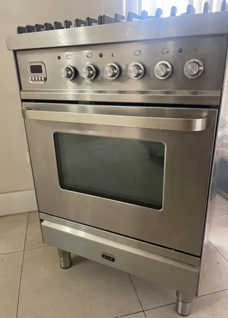 ILVE 60 cm Freestanding Electric Oven & 4 Burner Natural Gas Cooktop. Working.