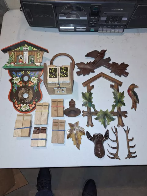 cuckoo clock parts lot used