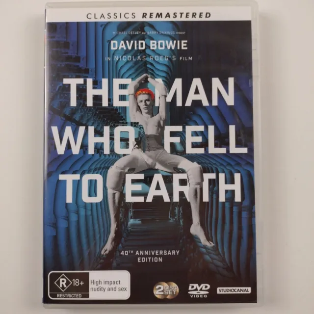 The Man Who Fell To Earth 40th Anniversary Edition Remastered DVD David Bowie