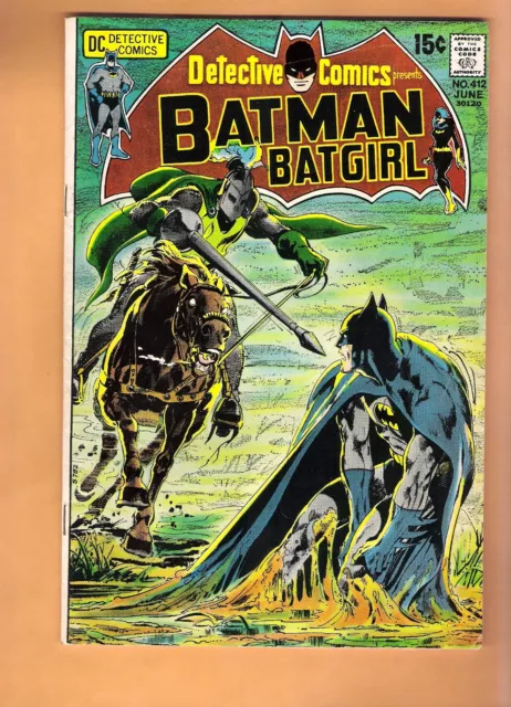 DETECTIVE #412 Batman vintage DC comic book 1971 F/VF Neal Adams