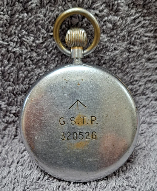 WW2 &JAEGER LECOULTRE& Gstp Pocket Watch Jlc British Army Military Raf