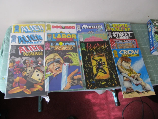 Blackthrone Comics lot of 13 different issues Alien Ducklings Labor Force more