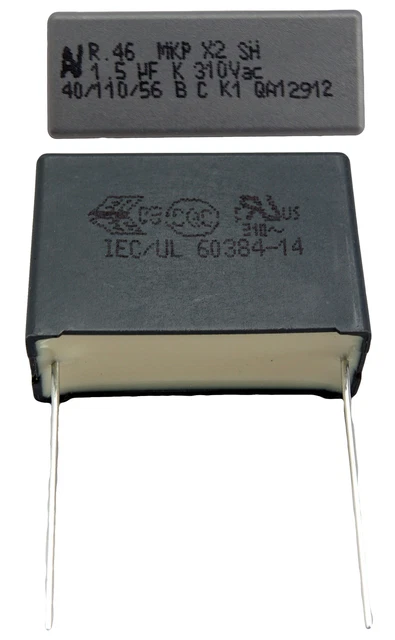 Condensateur 1.5µF 1.5uF 1.5MF 300v 305v X2 MKP SH B32924 10% tolérance