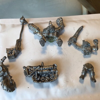 x14 Metallo Rogue Trader Cittadella Orchi anni '90 con capitano pirata Warhammer 40K Orchi 