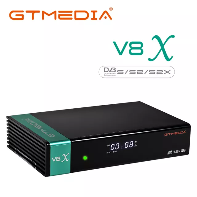 Digitaler Sat TV Receiver FTA DVB-S2/S2 Satellitenreceiver FullHD SCART HDMI USB