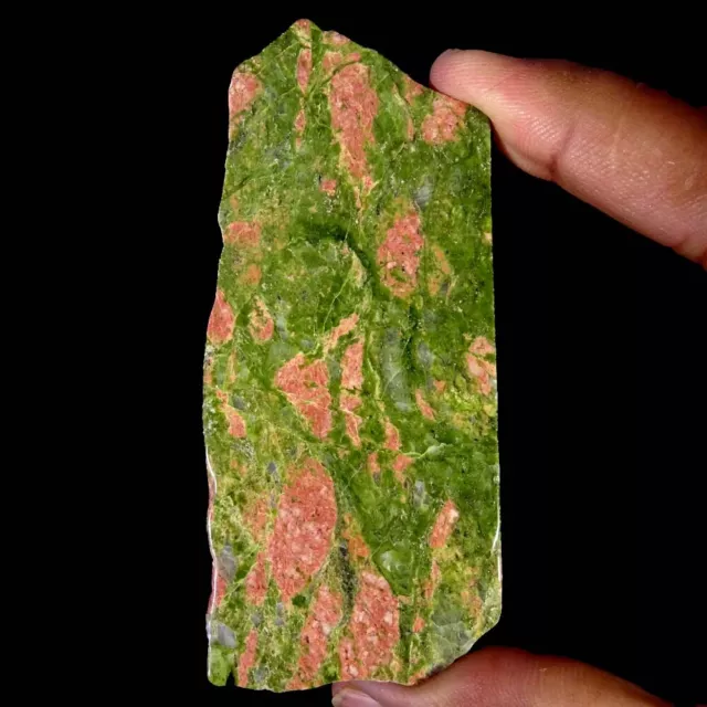 411.40Cts. Genuine Gemstone Unakite Jasper Rock Slab Polished Minerals Specimen