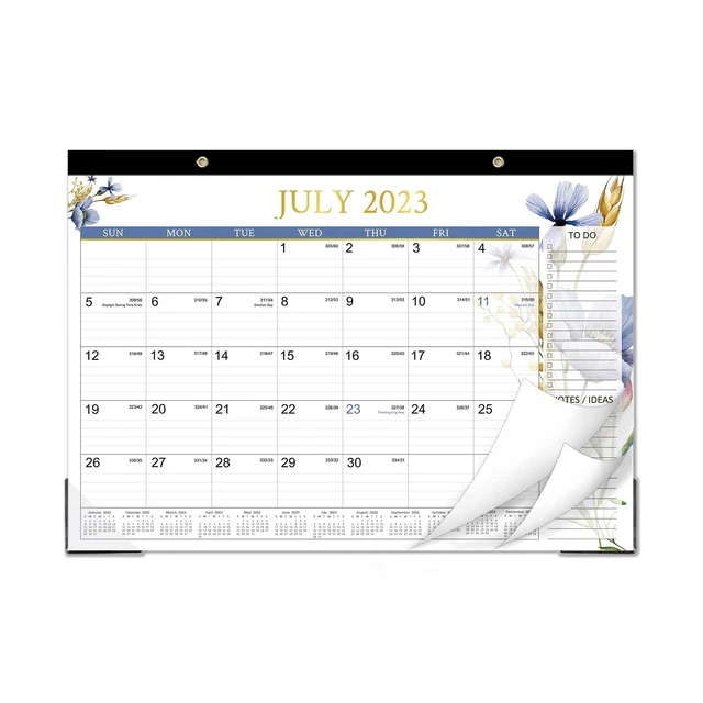 DESK CALENDAR 20232024 Jul. 2023 Dec. 2024, 18 Months Large D