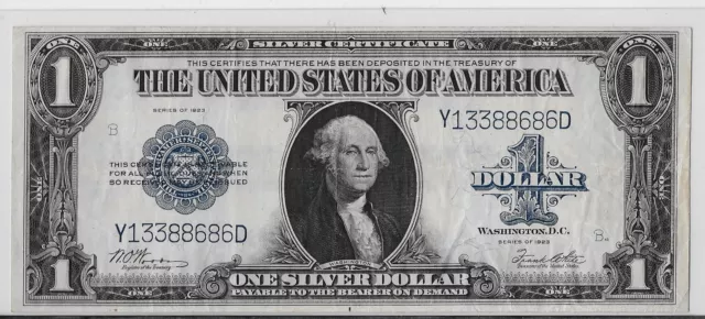 Series of 1923 XF+ Silver Certificate F-238