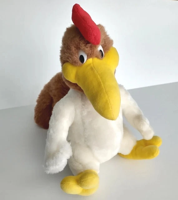 VTG 1987 LOONEY Tunes Foghorn Leghorn Rooster Chicken Plush 12" Warner