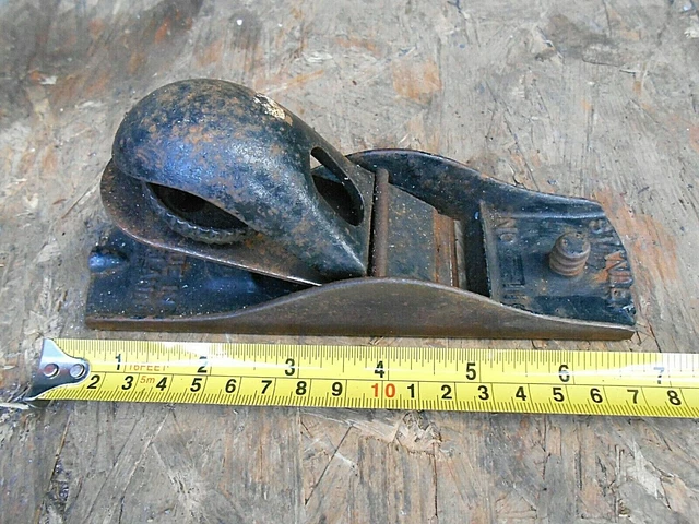 Vintage Stanley No110 Carpenters Joiners wood  block plane