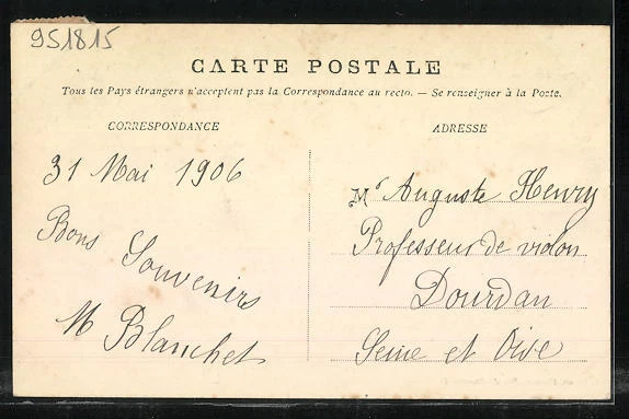 CPA Ermont, Les Postes, Rue Saint-Flaive 1906 2
