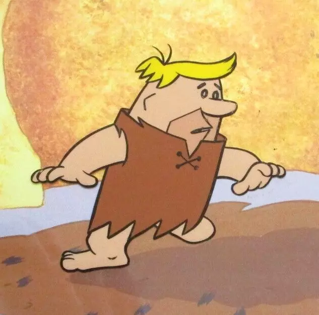 1960s vintage  BARNEY FLINTSTONES HANNA-BARBERA ORIGINAL PRODUCTION CEL