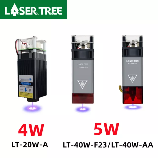 LASER TREE 20W 40W Laser Head Module 450nm Blue Light for Laser Engraver Cutting